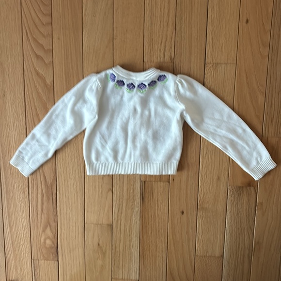 Gymboree Floral Cardigan 3T - Picture 2 of 4